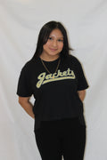Jackets Script Cropped Tee