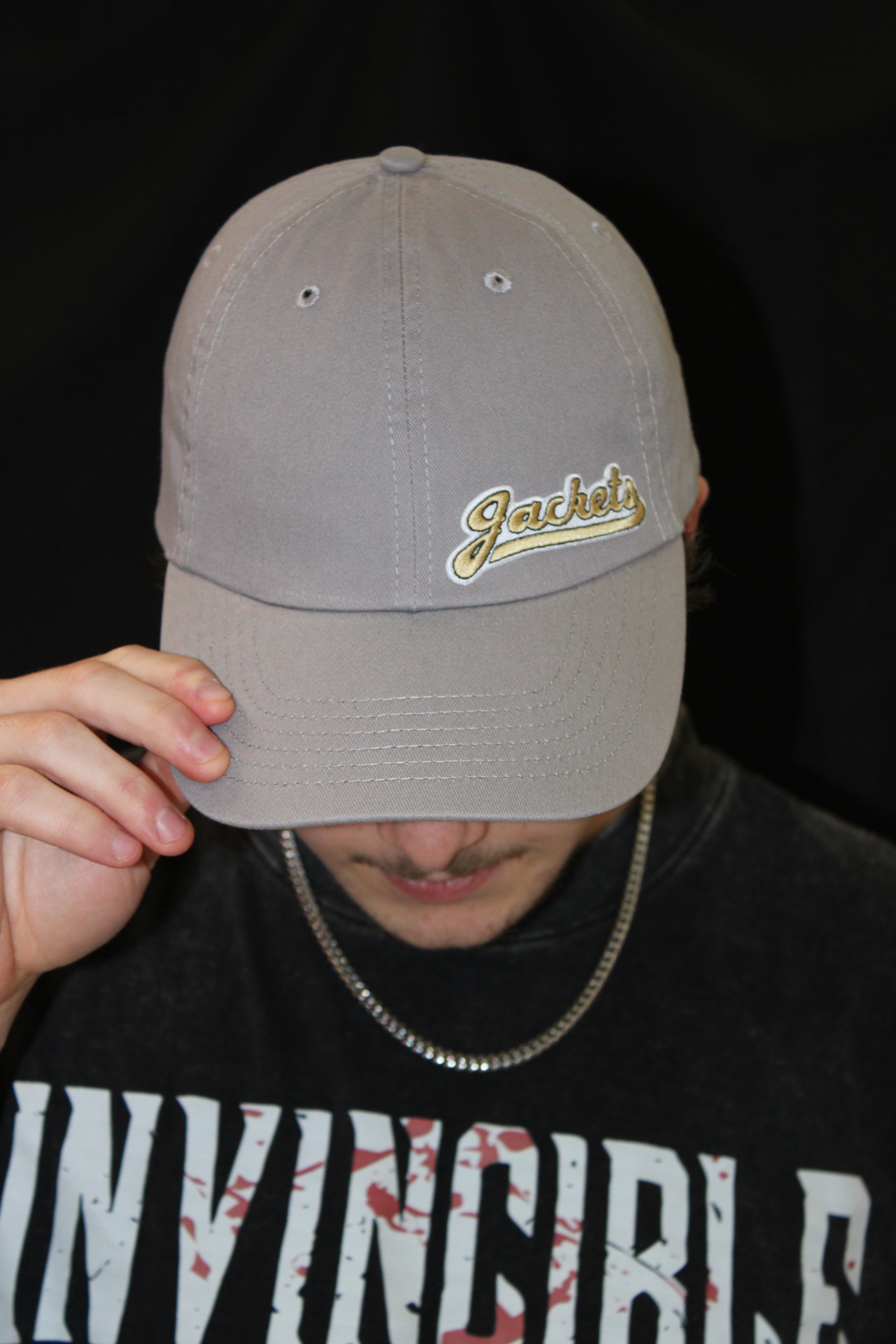 Jackets Script Unstructured Hat