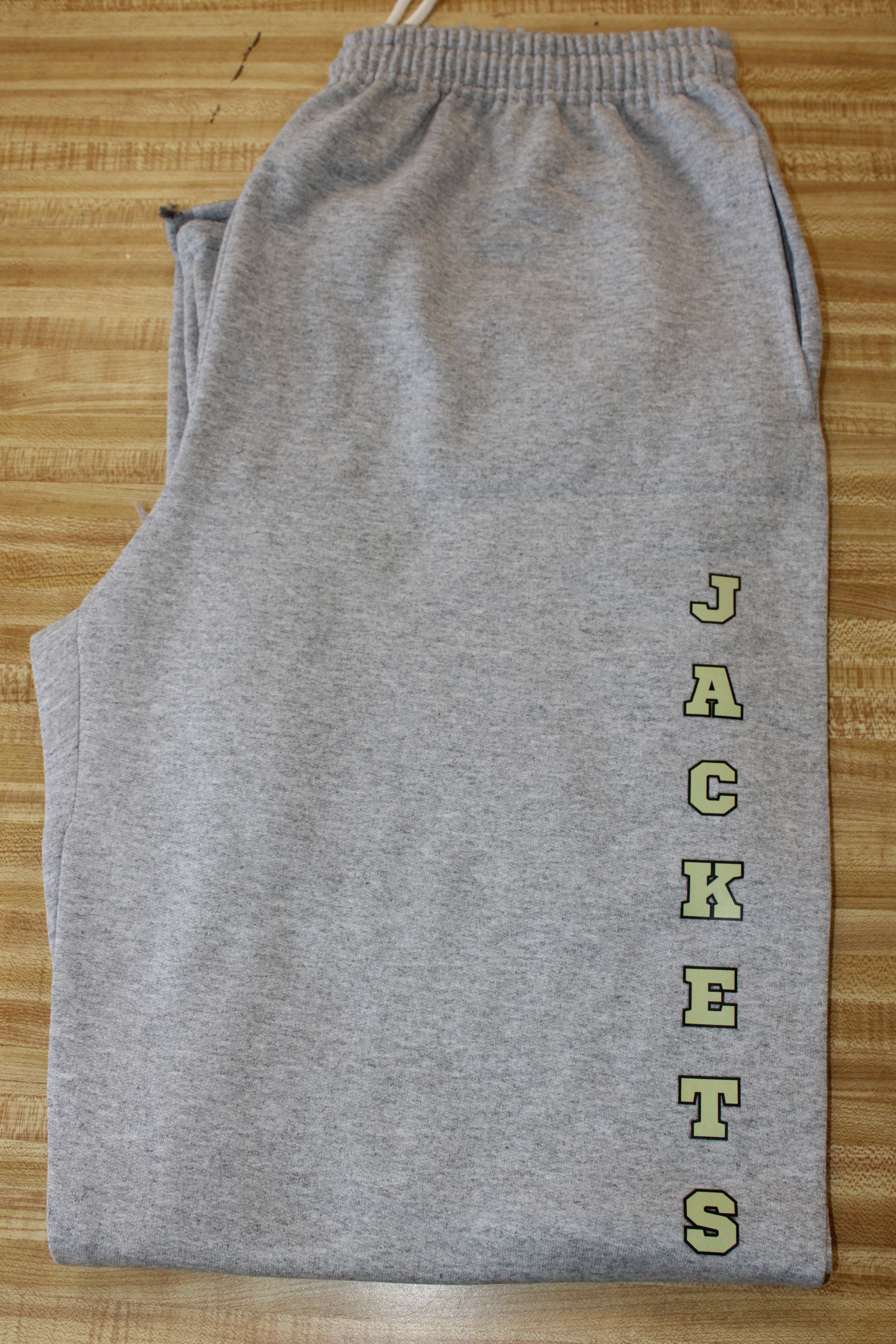 Grey Sweatpants Wide Legged