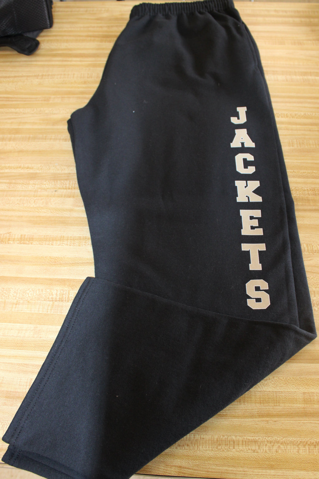 LIMITED STOCK- Black Sweatpant Wide Leg Bottom