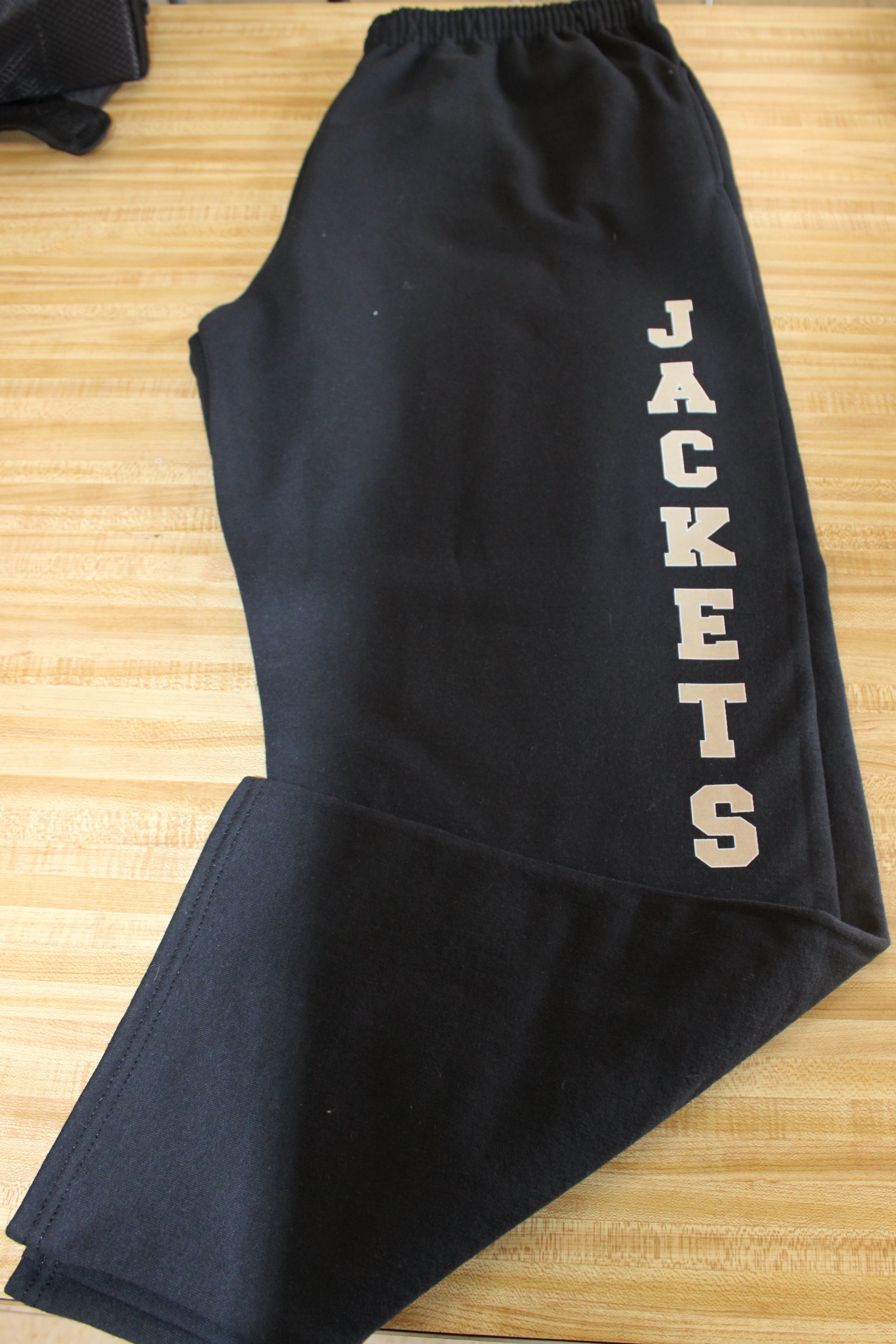 LIMITED STOCK- Black Sweatpant Wide Leg Bottom