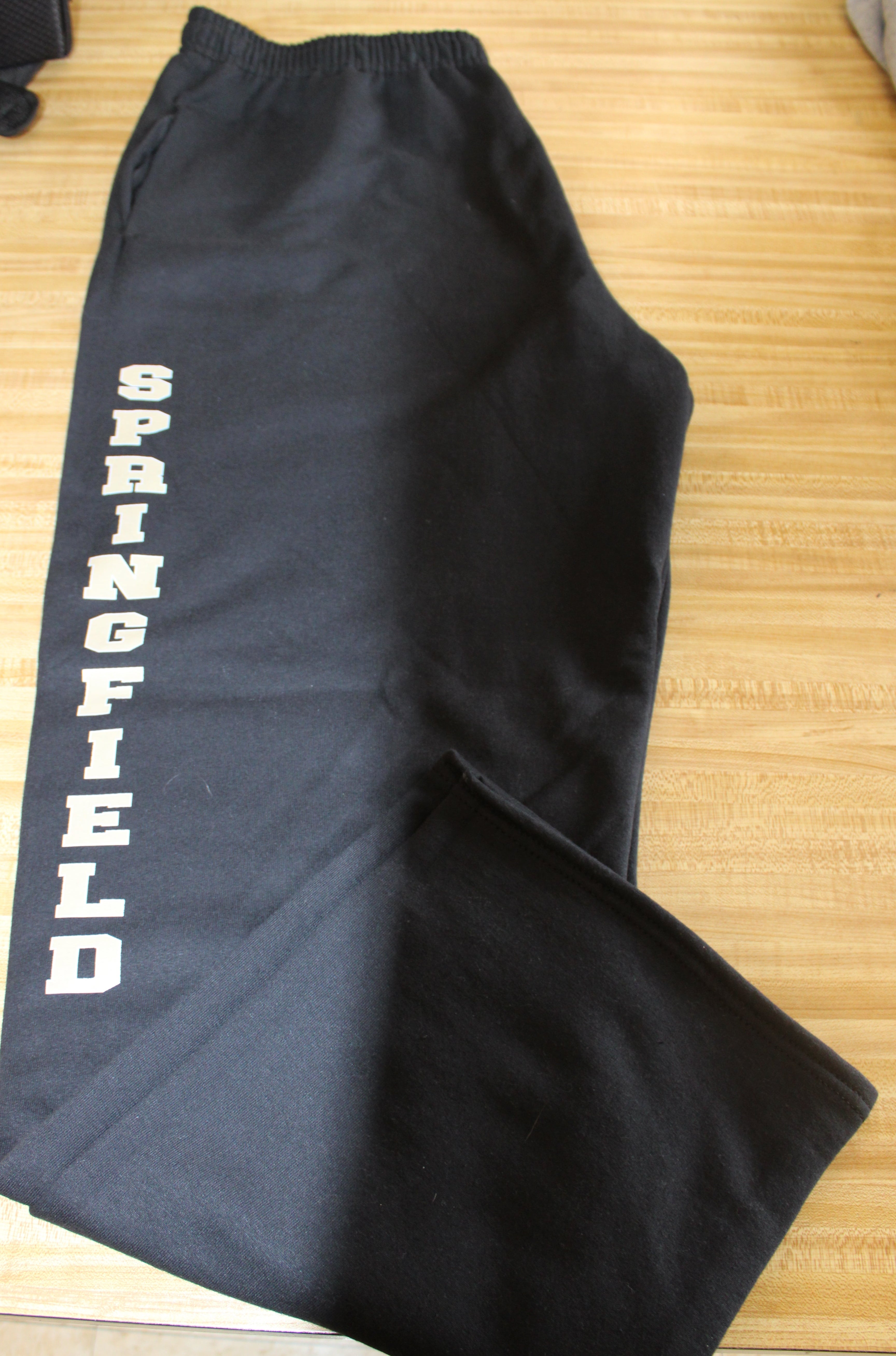 LIMITED STOCK- Black Sweatpant Wide Leg Bottom