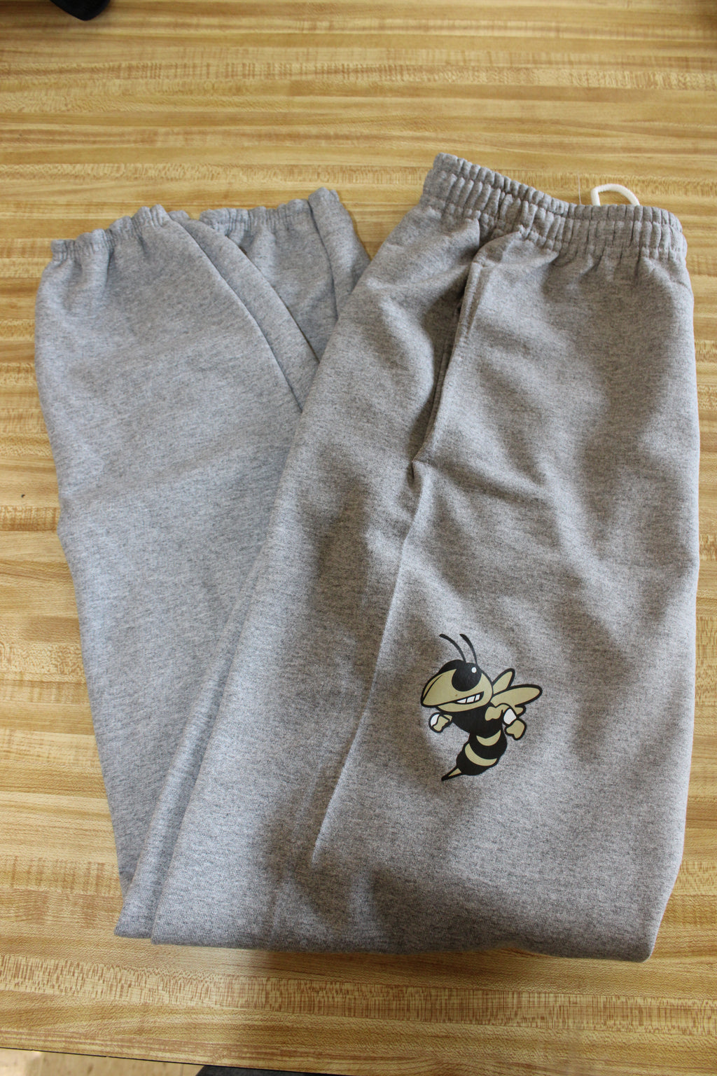 LIMITED STOCK- Grey Sweatpants Cuffed Bottom