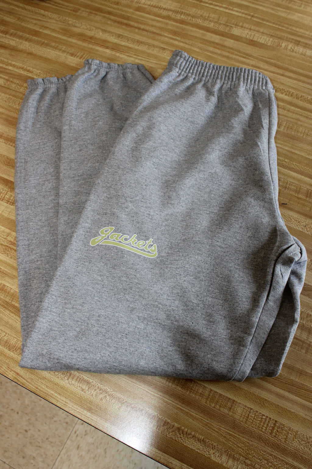 LIMITED STOCK- Grey Sweatpants Cuffed Bottom