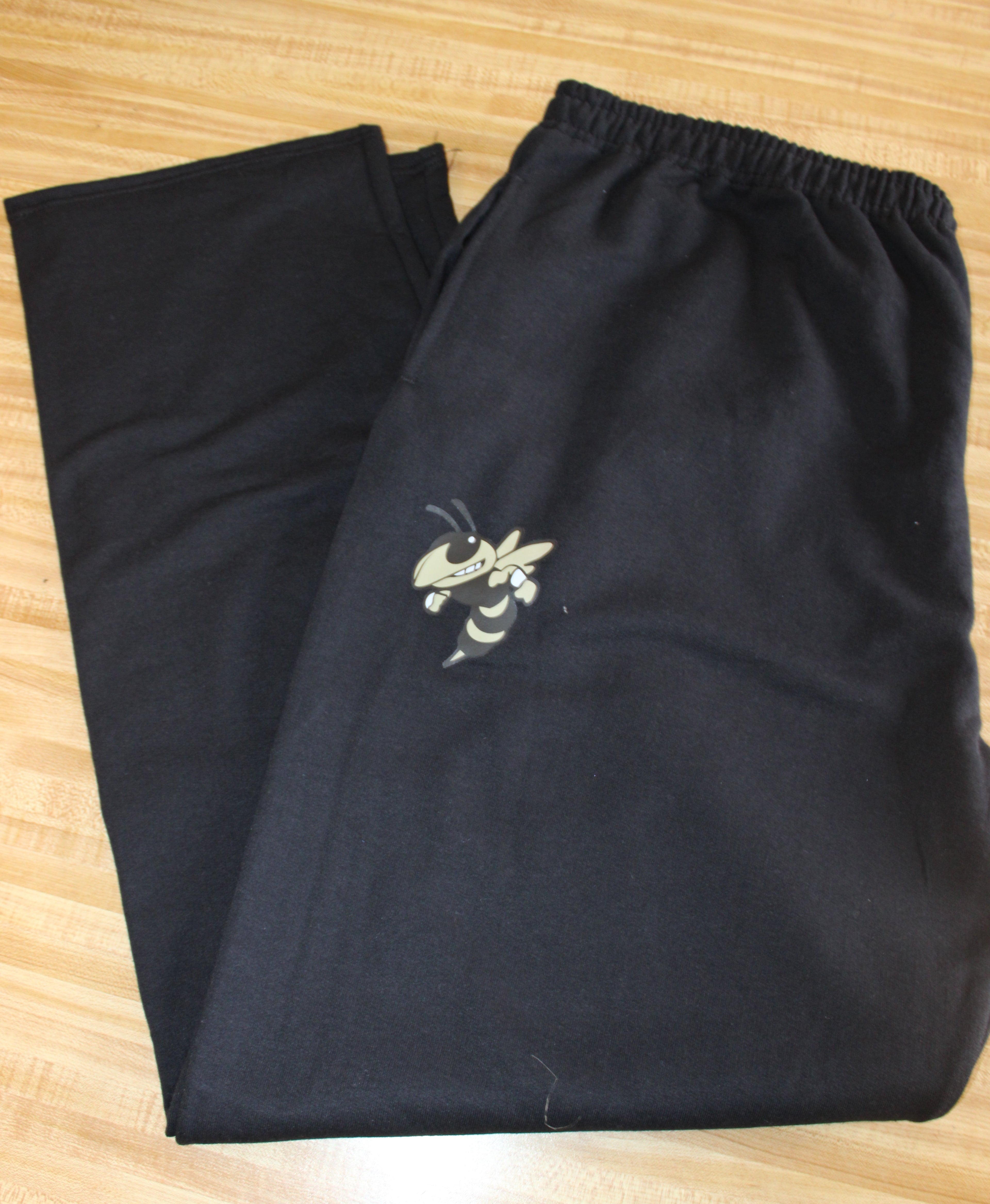 LIMITED STOCK- Black Sweatpant Wide Leg Bottom