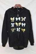 LIMITED STOCK- Black Full-Zip Hoodie