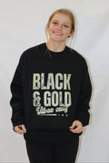 Black & Gold Vibes Crewneck